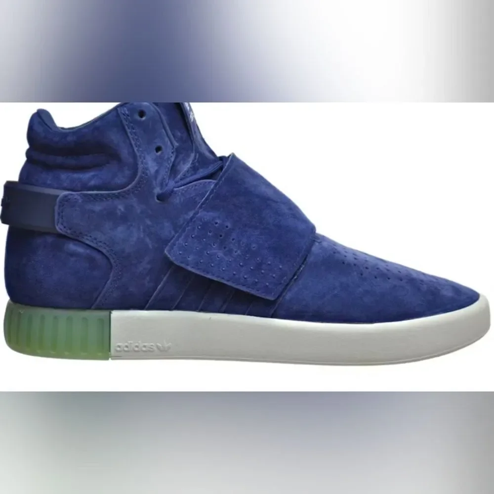 Adidas Tubular Invader Strap Men's Shoes Dark Blue-Dark Blue bb5041‎